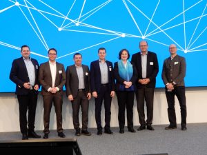 V.l.n.r.: Ewald BADISCH (AC2T research GmbH, ÖTG), Oliver JANTSCHNER (ANDRITZ METALS), Joachim LEHNER (voestalpine Stahl GmbH), Werner FRAGNER (AMAG Austria Metall AG), Nicole DÖRR (AC2T research GmbH, ÖTG), Ralf MARTINELLI (voestalpine Stahl GmbH), Karl ADAM (voestalpine Stahl GmbH)